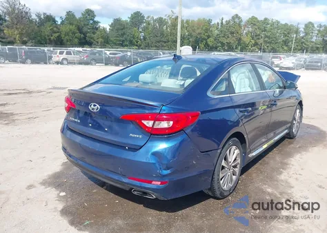 2016 Hyundai Sonata Sport из США, поврежденный, VIN 5NPE34AF8GH260361